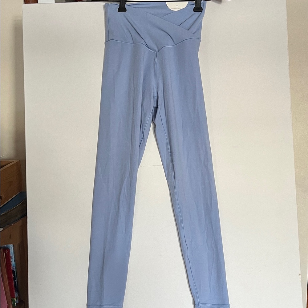 Aerie Hi-Rise Blue Leggings 26 inch inseam